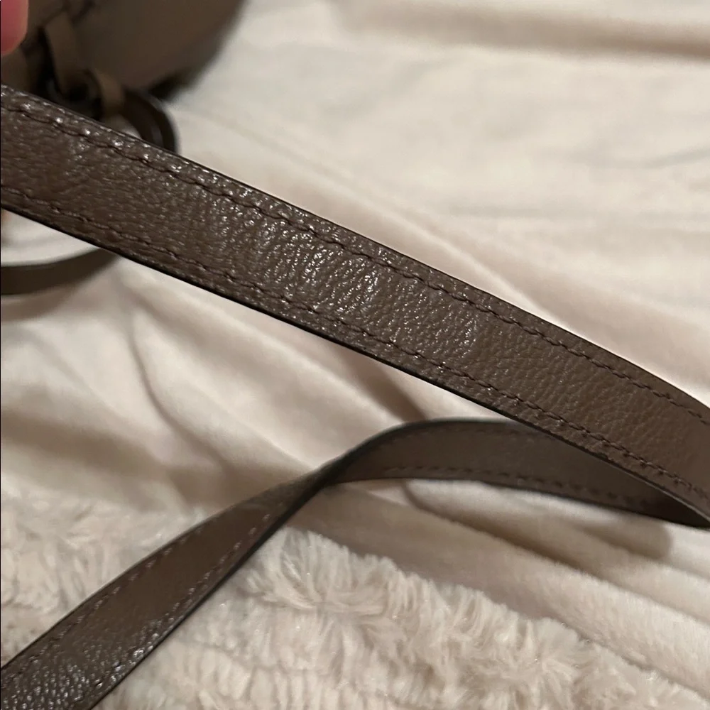 henri bendel Brown Pebbled Leather Chain-Handle Shoulder Bag - Picture 13 of 14